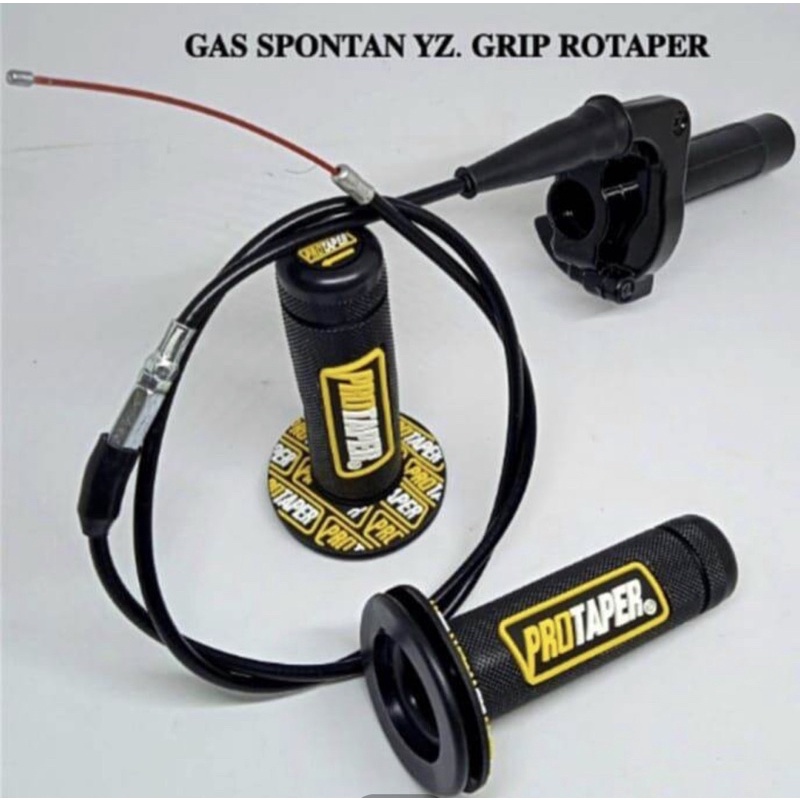 gas spontan yz plus handgrip protaper bulu empuk