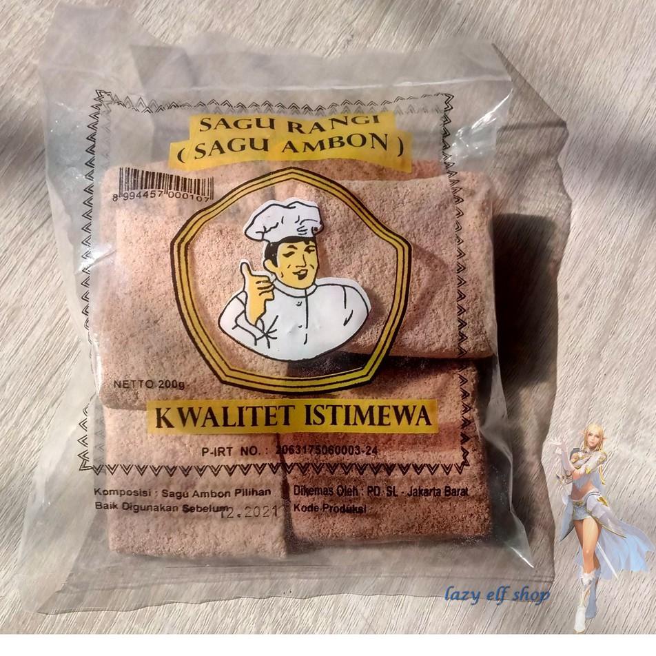 

✦MURAH LEBAY✦ Sagu Rangi Ambon 200gr Pilihan Kualitas Istimewa Lempeng Keping