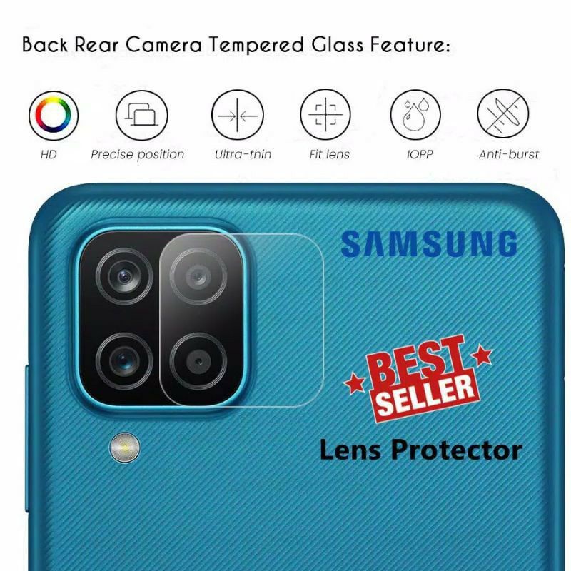 Samsung A22 4G / A22 5G / A12 A02 A02s M62 M12 M02 Anti Gores Camera Belakang Screen Guard Kamera