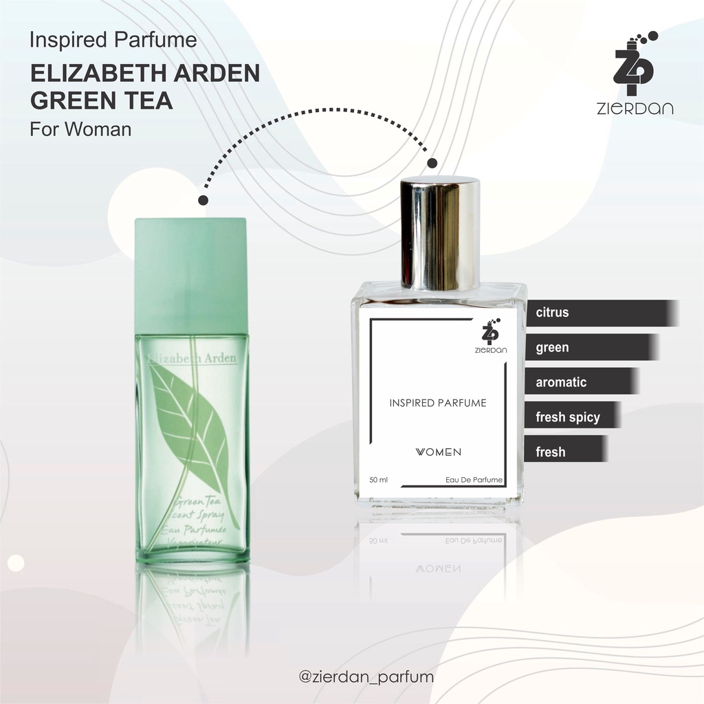 Zierdan Inspired Parfum Elizabeth Arden Green Tea Parfume Farfum Minyak Wangi Tahan Lama Wanita Cewek