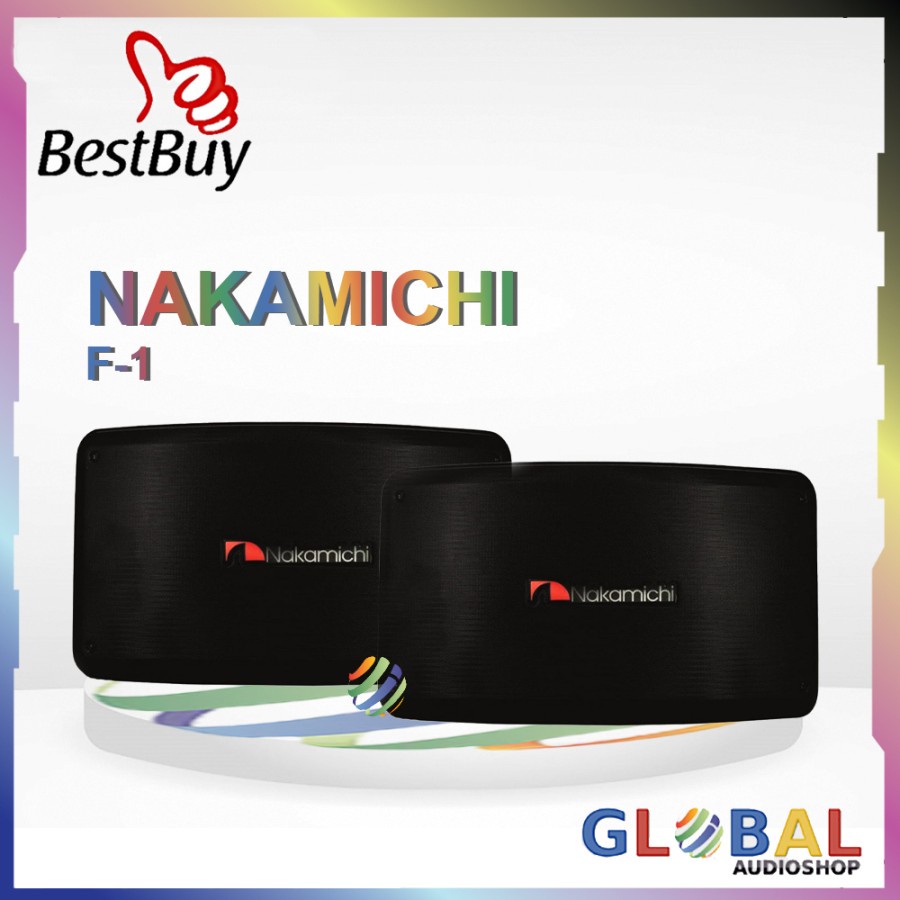 Nakamichi Synthesis F1 Speaker Karaoke F-1 10inch - Hitam