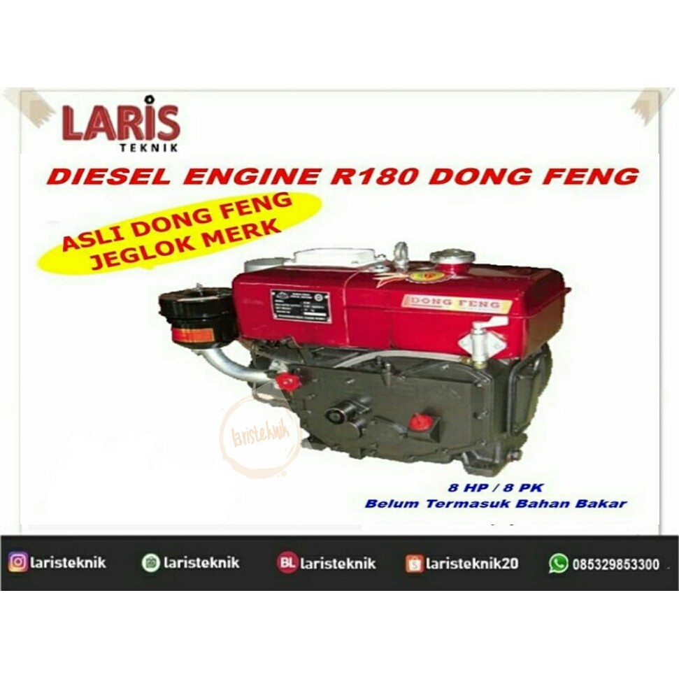 Diesel 8 PK Diesel DONG FENG R180 DISEL