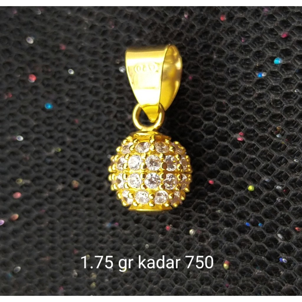 New Liontin Emas 17 K - 1.75 gr Kadar 750 - 2429