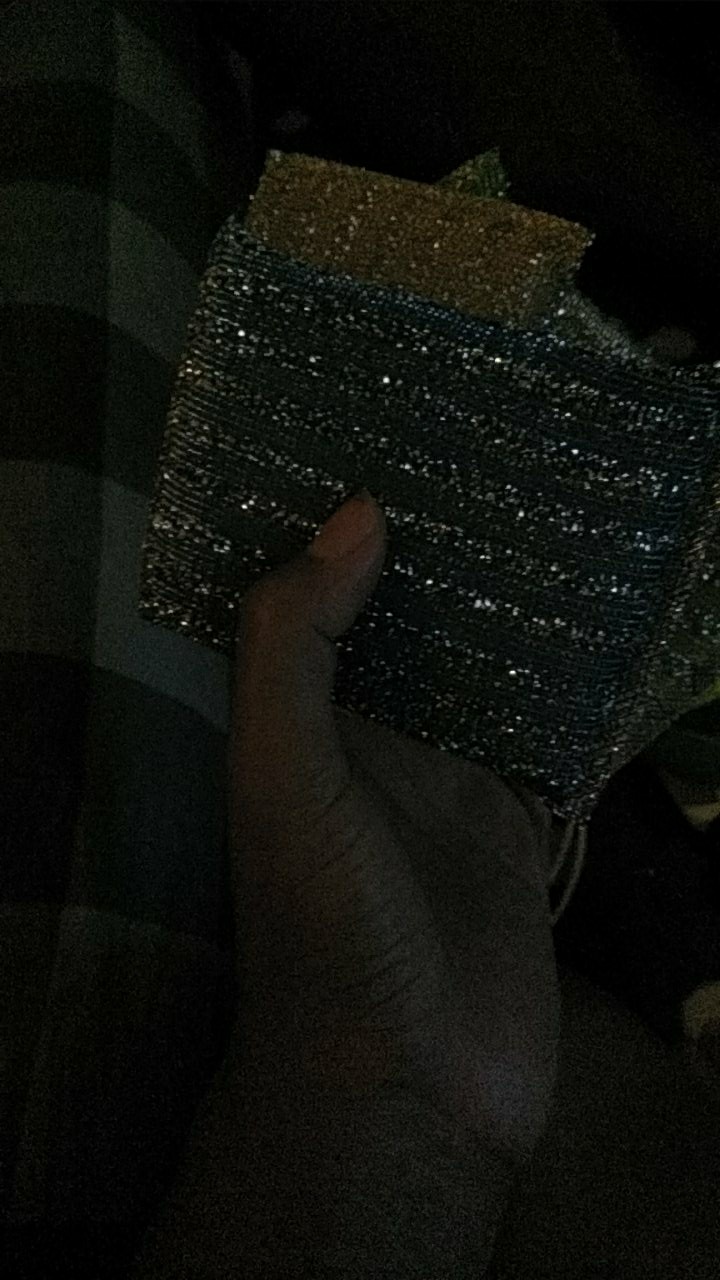 [1kg = 120pcs]sponge Cuci Piring Warna Warni