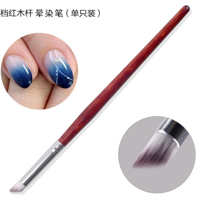 Nail Art Ombre Gradient / Gradation Ombre Nail Brush / Kuas Kuku Ombre Gradasi Nail Art