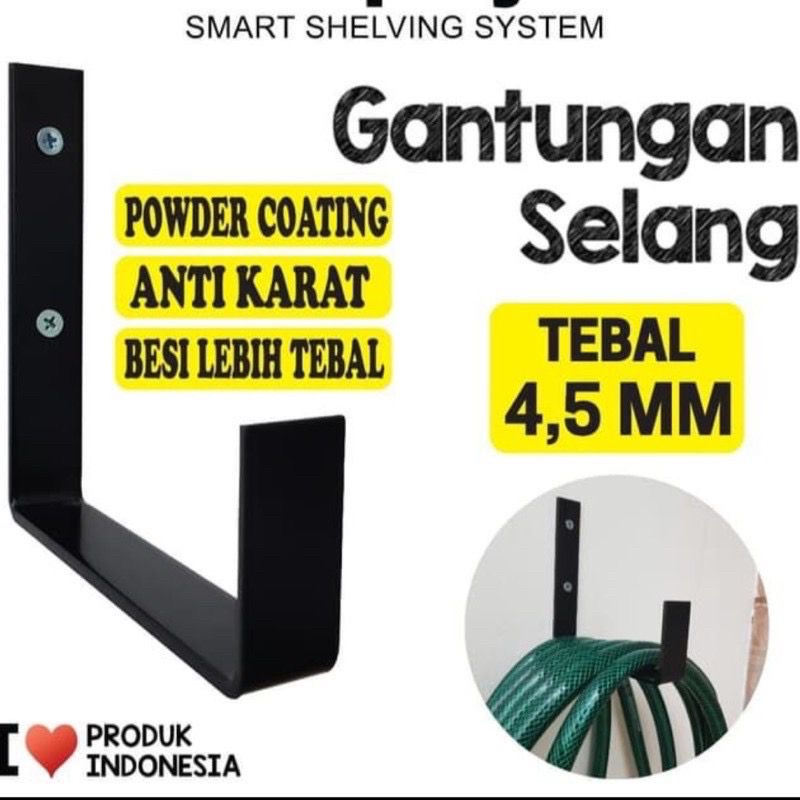 gantungan selang air gulungan hose 4,5 mm