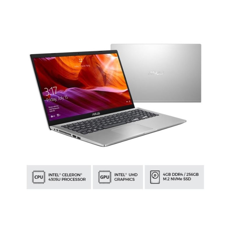 Asus A509FA FHD453 Intel N4305U SSD 512GB Win10 OHS FHD 15.6"