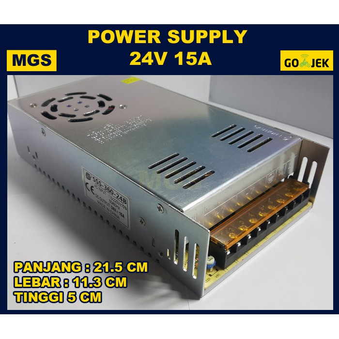 Power Supply 24v 15a Kualitas B