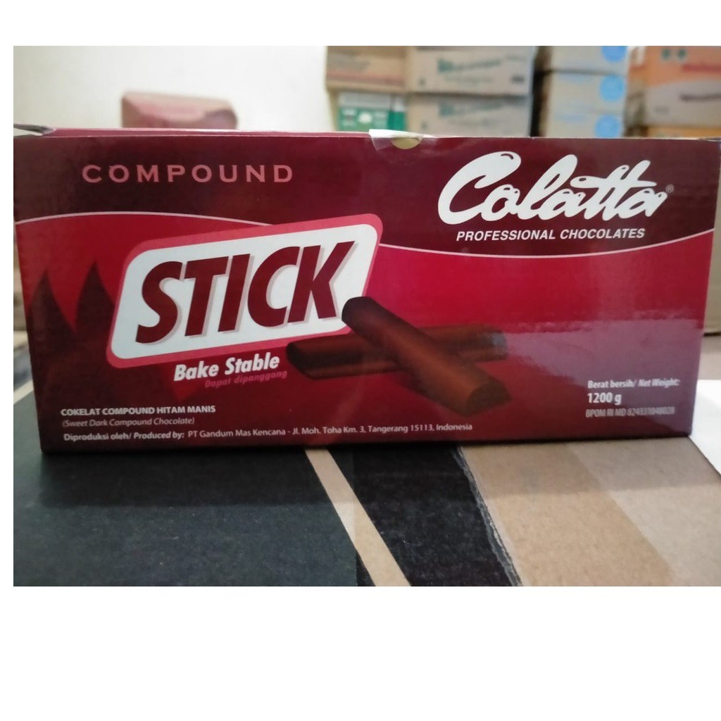 Colatta Chocolate Stick -- Cokelat Stik 8x1,2Kg -- Gosend/Grab Only!!