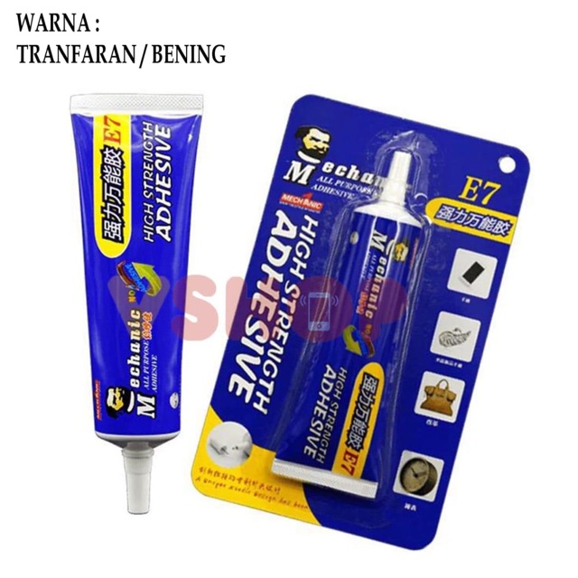 Lem Adhesive Lem Lcd Touchscreen Mechanic E7 Super Lengket 50ml