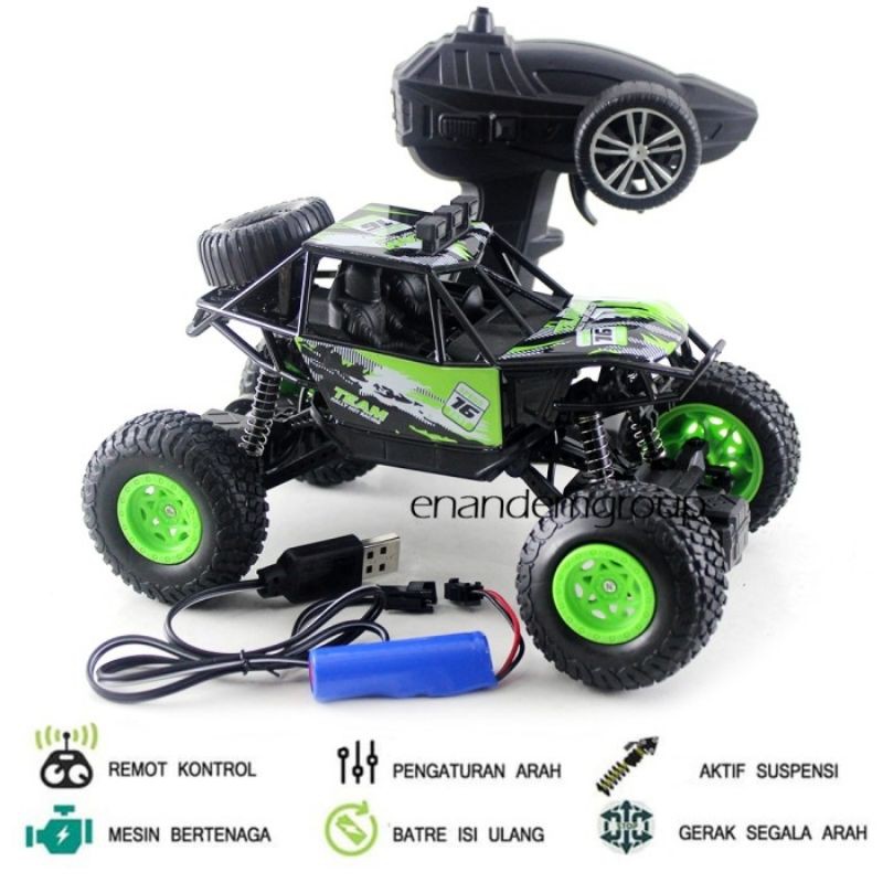 Mainan mobil remot JEEP OFFROAD-MOBIL REMOT CONTROL CROK CRAWLER