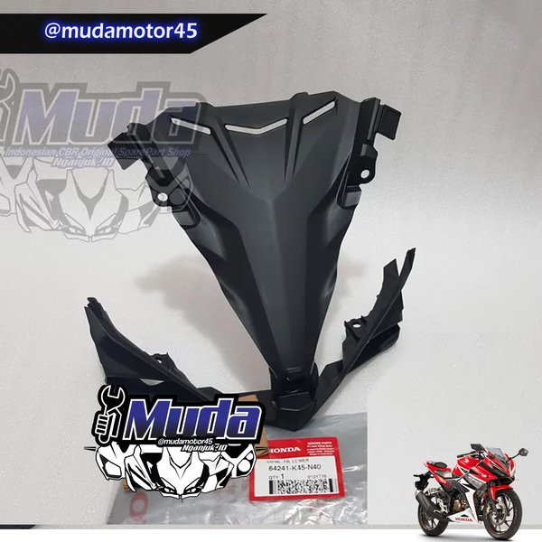 INNER TOPENG CBR150R K45G COVER BODY DEPAN BAGIAN DALEM 64241-K45-N40 COWL FR LOWER COVER LAMPU DEPA