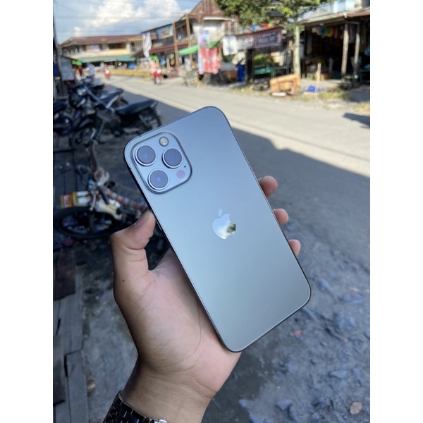 iphone 12 Pro Max 128Gb Fullset eks singapura like new(Beli dari Baru) Pemakaian Tangan Pertama, Sec