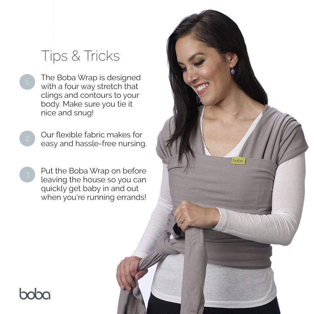 how to put newborn in boba wrap