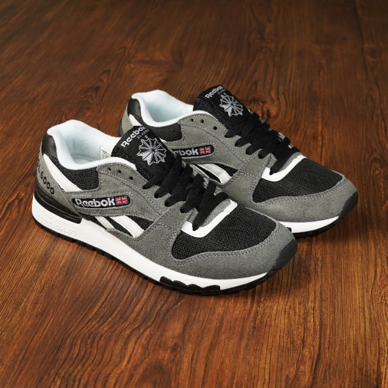 REEBOK GL 6000 GREY BLACK WHITE