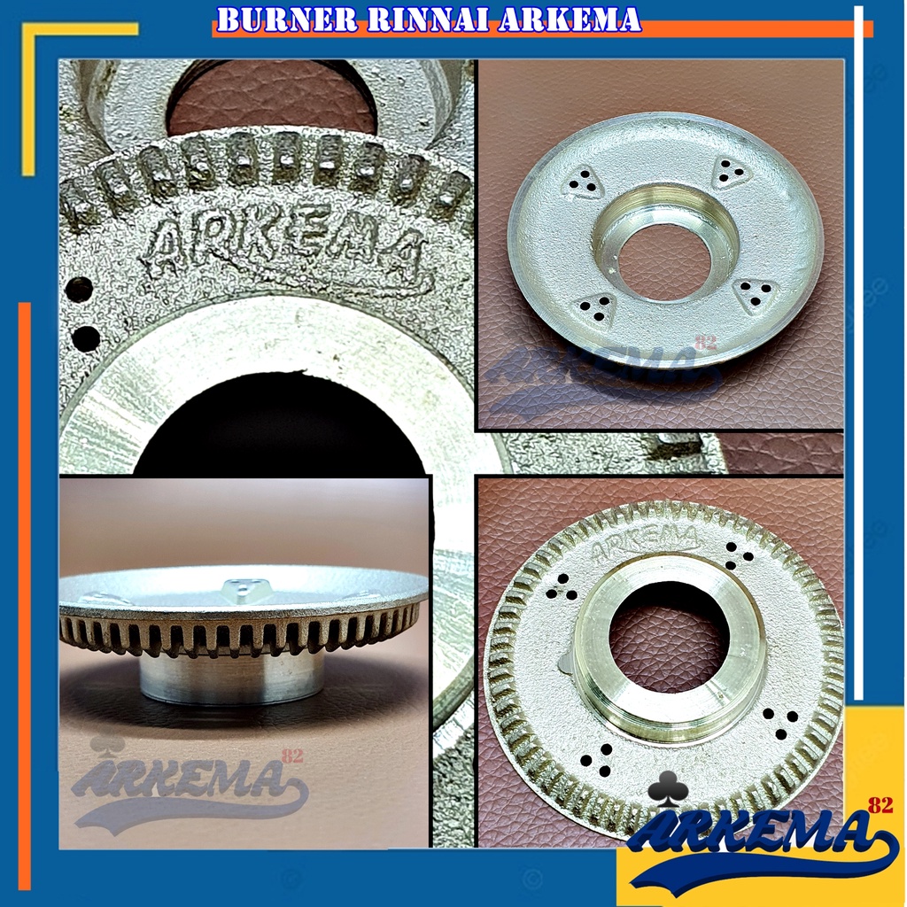 BURNER RINNAI  BARNER RINNAI  BARNER KOMPOR  KUNINGAN KOMPOR GAS RINNAI TIPIS RI522 E/C 514 602 511