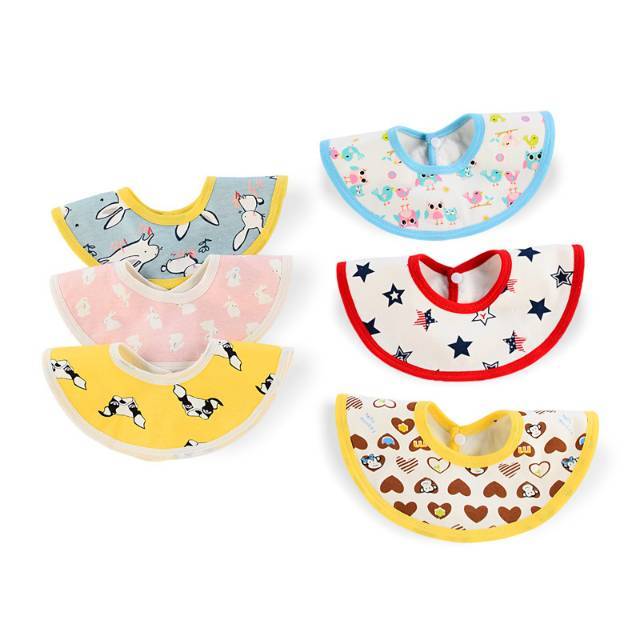 1234OS BIB / Slabber / Handuk Air Liur Bayi / Round BIB / BIB 360° / Tatakan iler