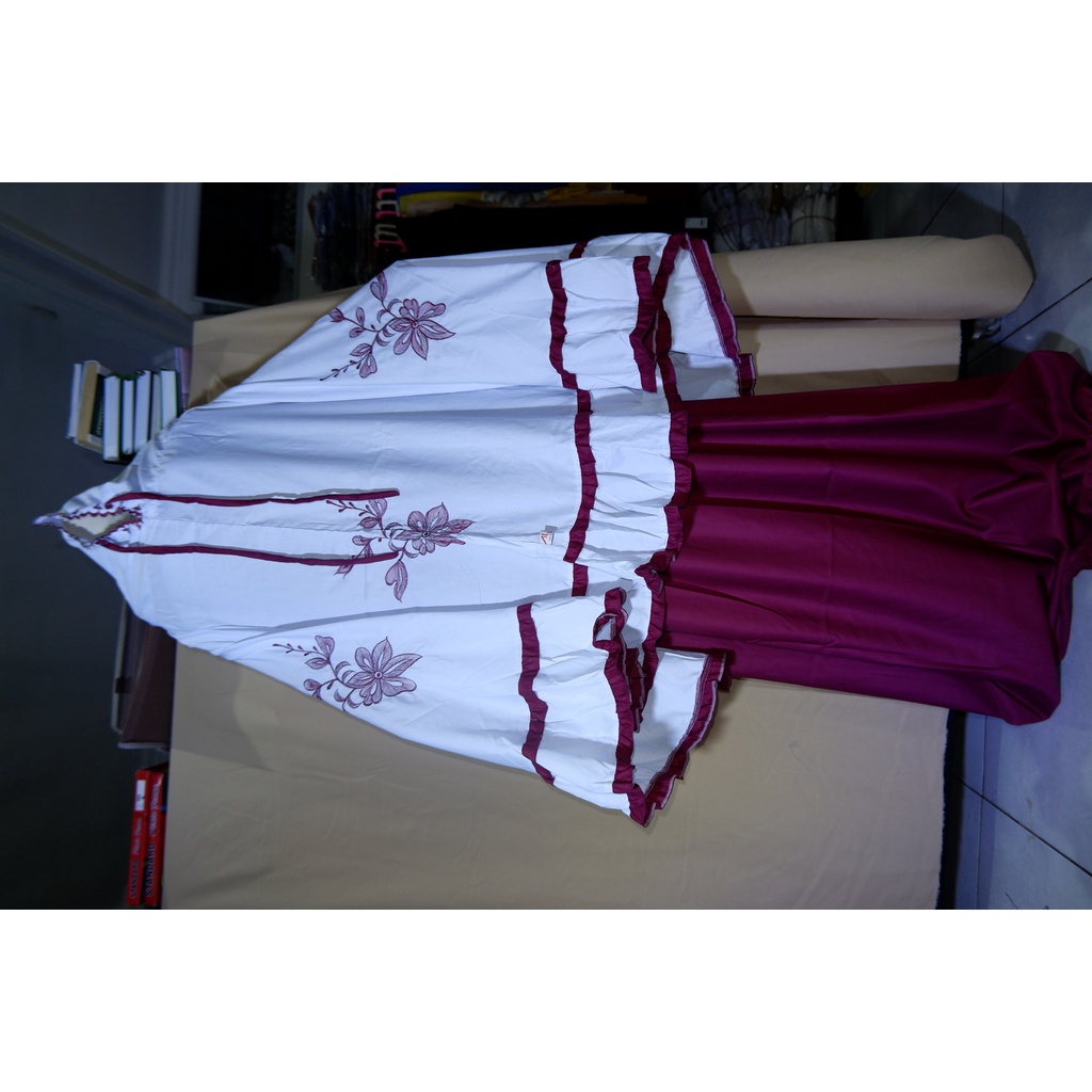 mukena alief. mukena santri gontor. imamah gontor putri