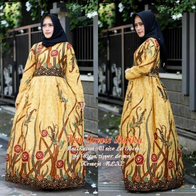 GROSIR BATIK NEW GAMIS BATIKA