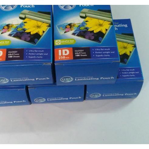 

✼ Laminating Toyo ID card 68 x 97mm 250mic isi 100 lembar ✩
