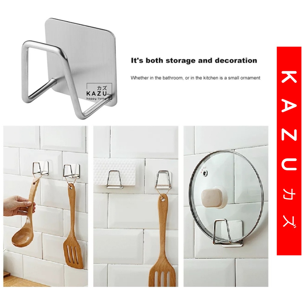 KAZU KHL213 Tempat Spons Cuci Piring STAINLESS STEEL Gantung Tempel Spon Sponge Drain Storage