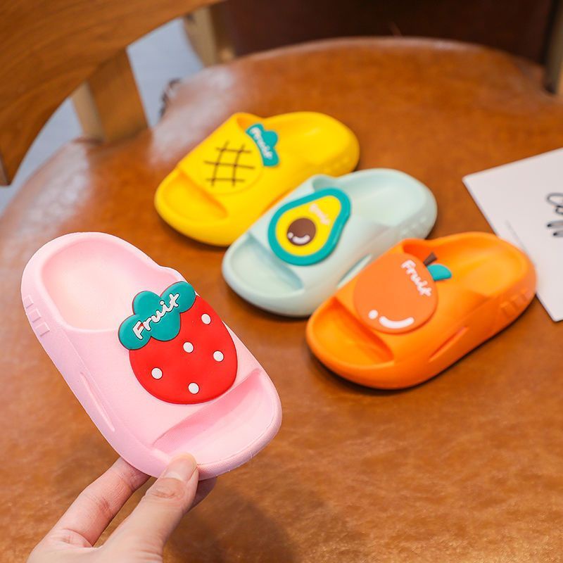 Sandal Slop Karet EVA Anak Motif Buah Import High Quality