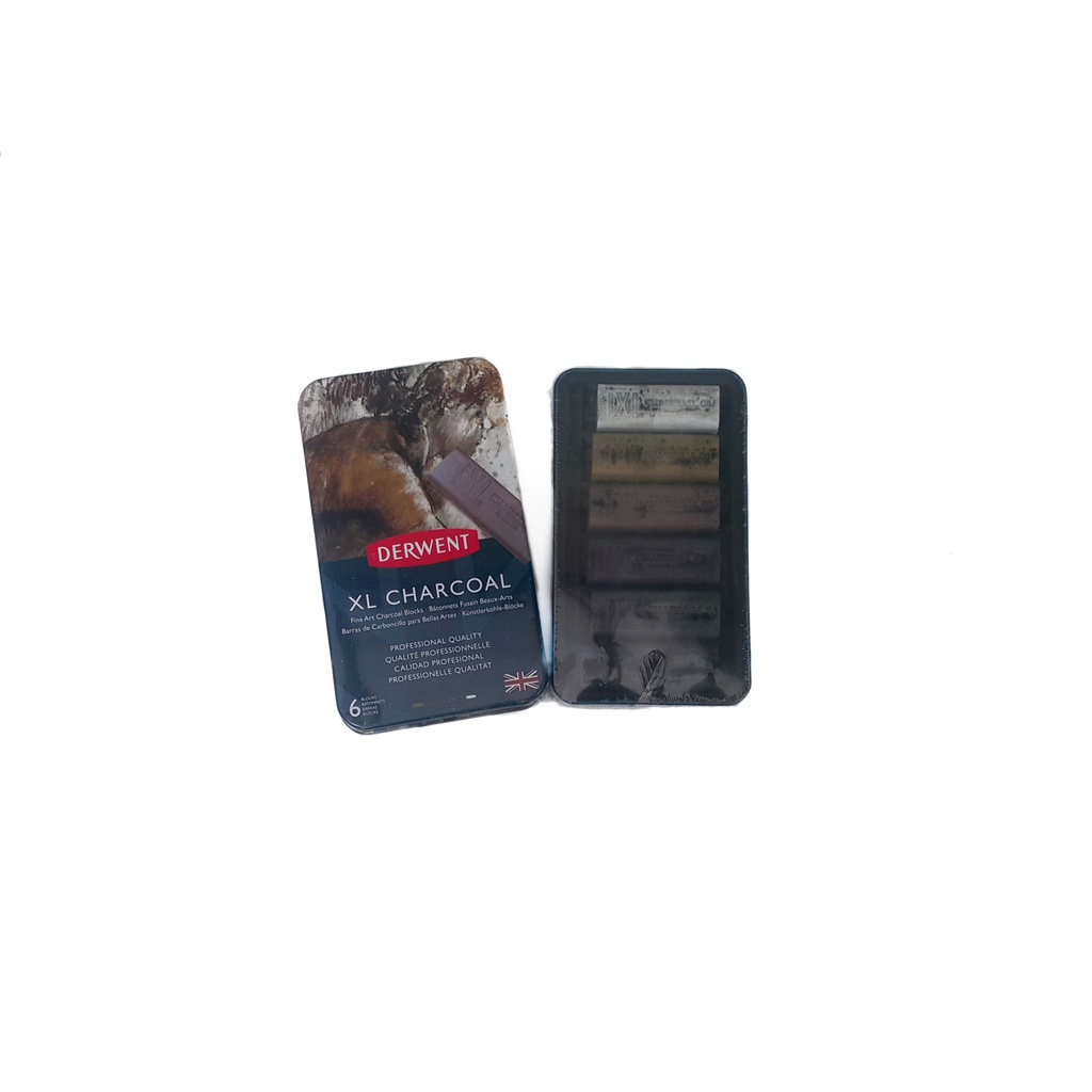 

Derwent XL Charcoal 6 TIN