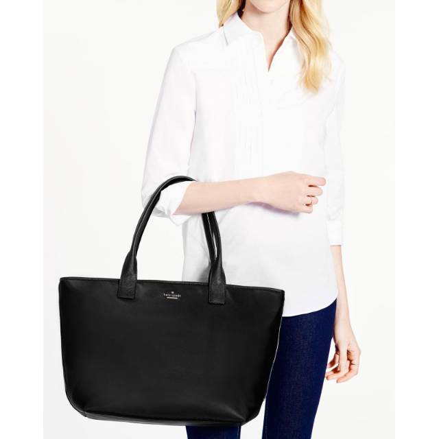 Kate Spade new york black classic Brynne Baby Bag tas totebag original authentic asli hitam