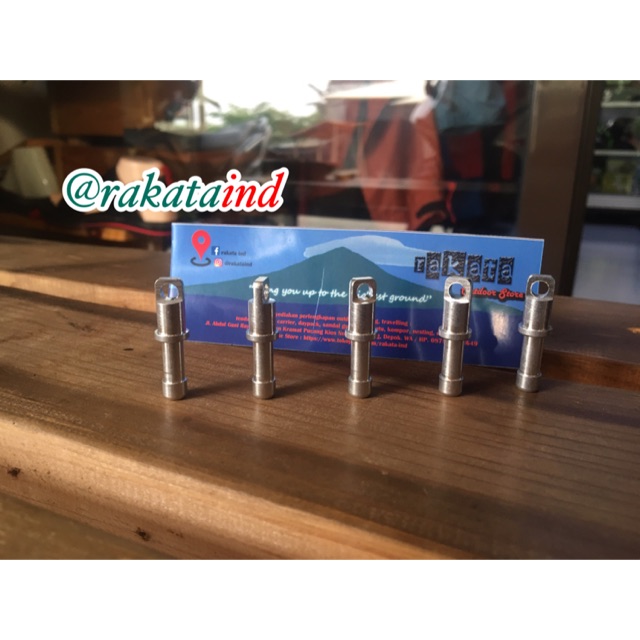 Ujung Frame Tenda Camping Aluminium Alloy