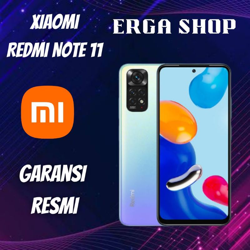 Xiaomi Redmi Note 11 4/128 - 6/128 - Garansi Resmi - Ready Stock