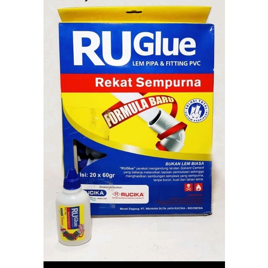

lem Ru glue lem untuk pvc