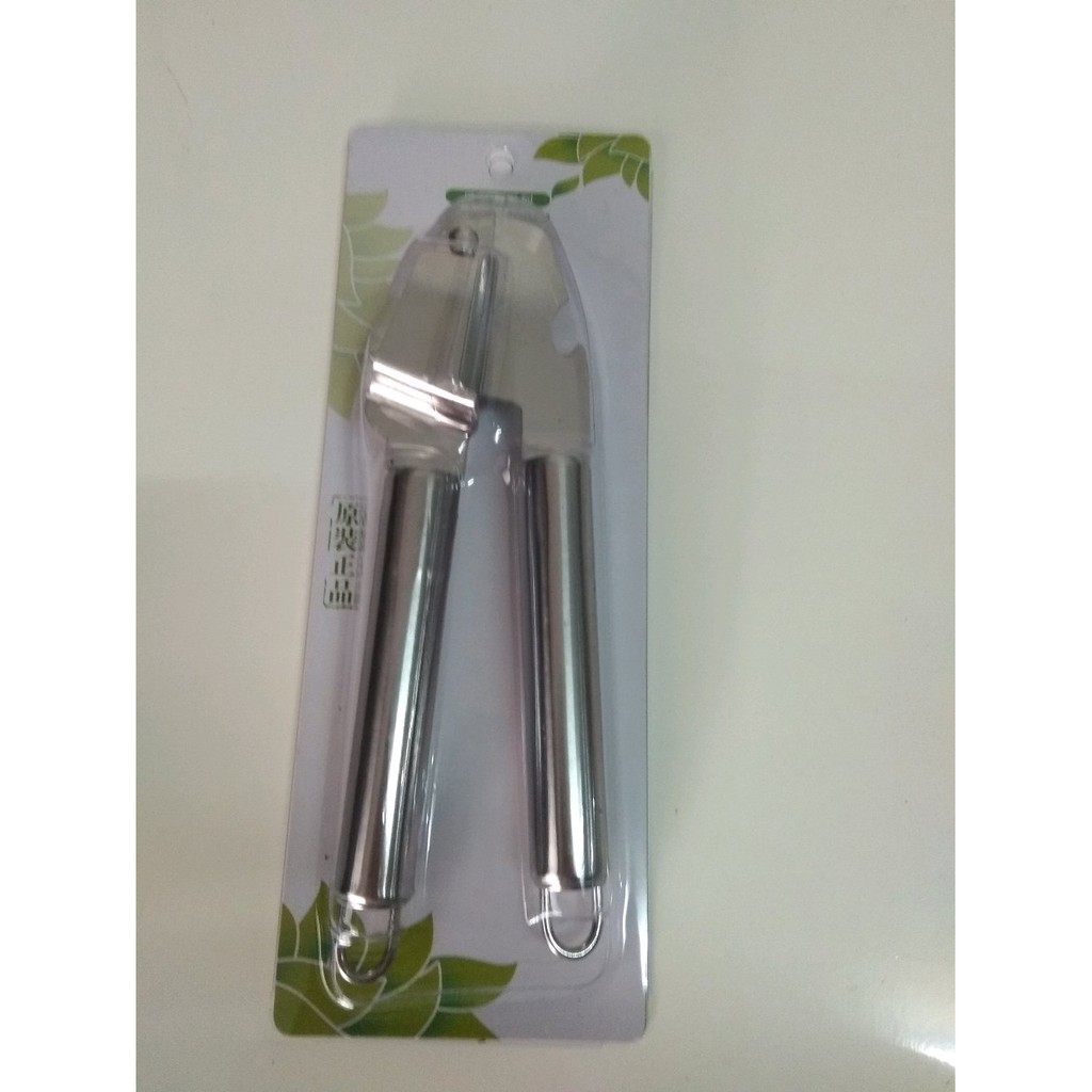 [159 GRAM ] Alat Penghancur Bawang Stainless Steel Garlic Press