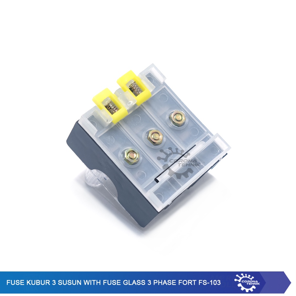 Fort FS-103 - Fuse Kubur 3 Susun With Fuse Glass 3 Phase