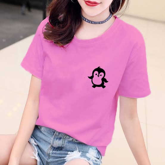 YOURSTYLE1119 - KAOS PINGUIN DANCE BAJU KAOS WANITA DISTRO UNISEX OVERSIZE PRIA JUMBO CASUAL KEKINIAN TERLARIS