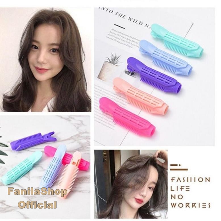 Jepit Korea Roll Rambut  Poni Blow Style Salon Hair Gulung Jepitan Clip