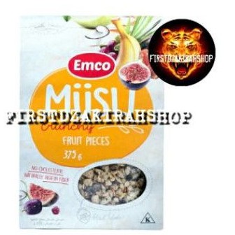 

Emco musli crunchy fruit pieces 375gr