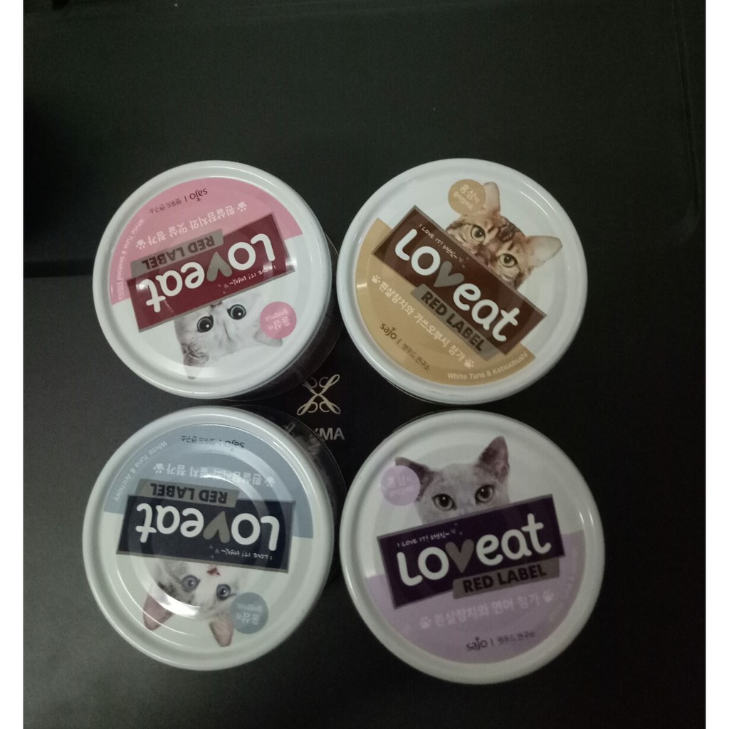 Makanan Kucing Sajo Loveat Cat Kaleng Premium Korea 160gr