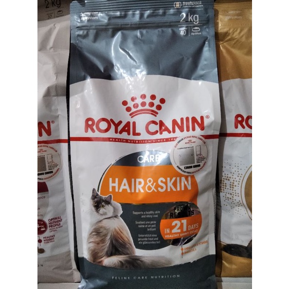 Royal Canin Hair and Skin Care 2kg Promo Makanan kucing Dewasa