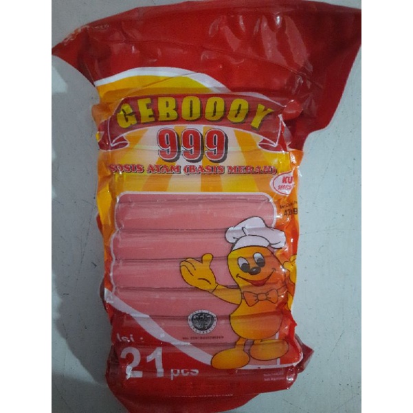 

FROZEN FOOD || SOSIS GEBOOOY 999 MERAH/PUTIH