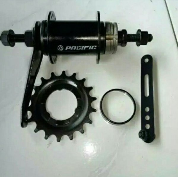 Hub Torpedo BMX 36 Hole Hitam Alloy murah