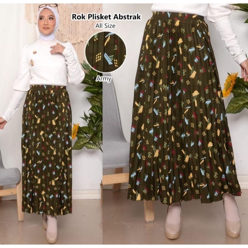 GS-ROK PLISKET MOTIF YEJIN TERLARIS / ROK PLISKET PANJANG / ROK PLISKET MUSLIM / ROK MAXY