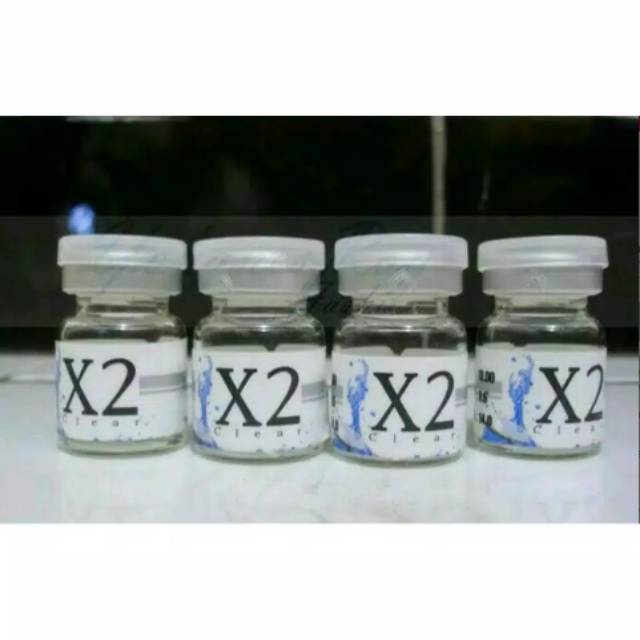 SOFTLENS X2 CLEAR TAHUNAN (1 BOTOL / SETENGAH PASANG)