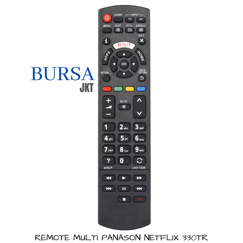 REMOTE PANASONI SMART TV UNIVERSAL PNS 40SF500G DIGITAL NETFLIX MULTIFUNGSI PNS330TR