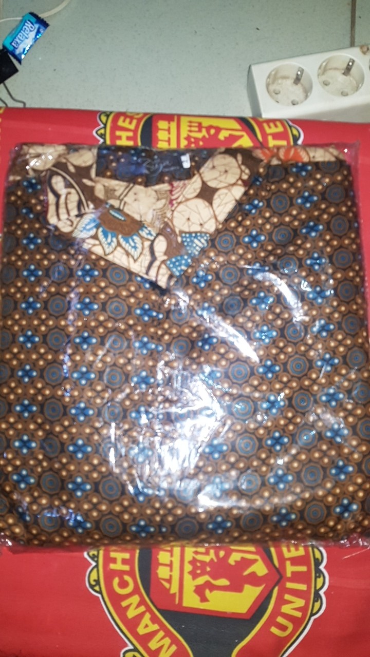 Gamis Batik Pias Parang Kembang Sogan