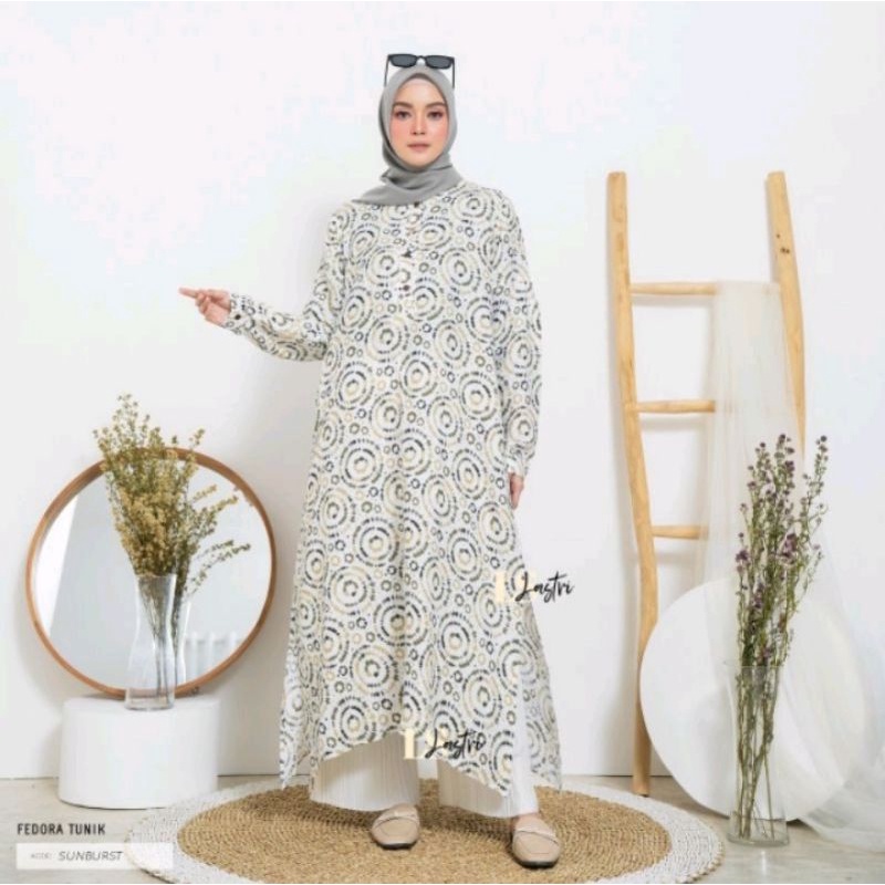 preloved Fedora tunik by lastri outfit free gift