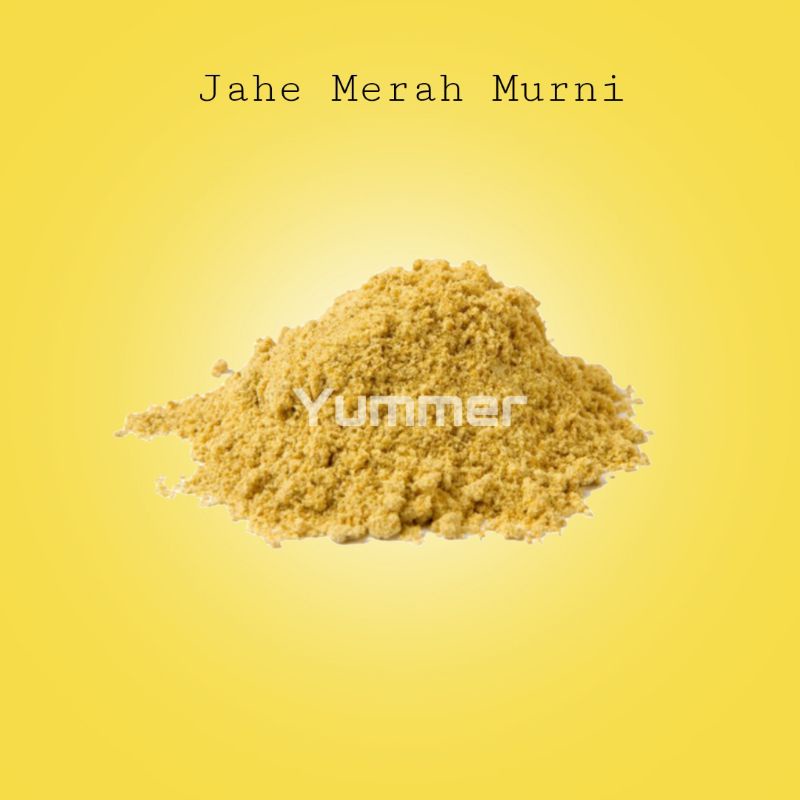 

bubuk jahe merah murni 100% tanpa gula kemasan 50 gram