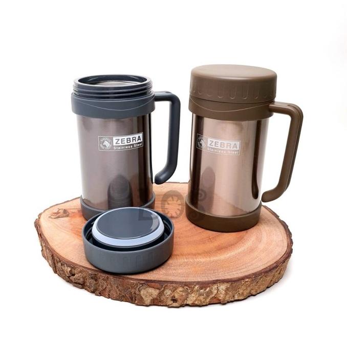 Gelas Kopi-Teh Stainless ZEBRA Mug DAILY 500ml 112901 -Diskon Besar