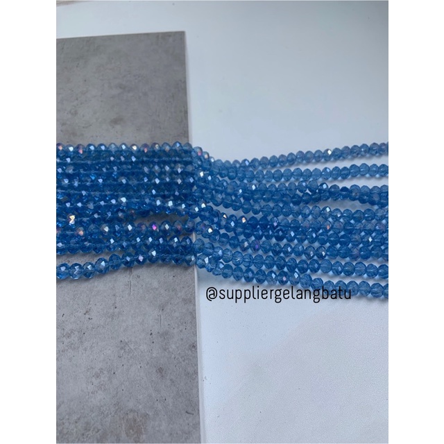 Crystal Ceko 8mm BIRU UNGU KUARSA kuarsa kristal blue purple quartz