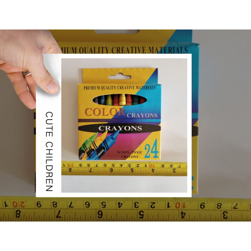 

Crayon warna isi 24 pcs art set anak alat mewarnai