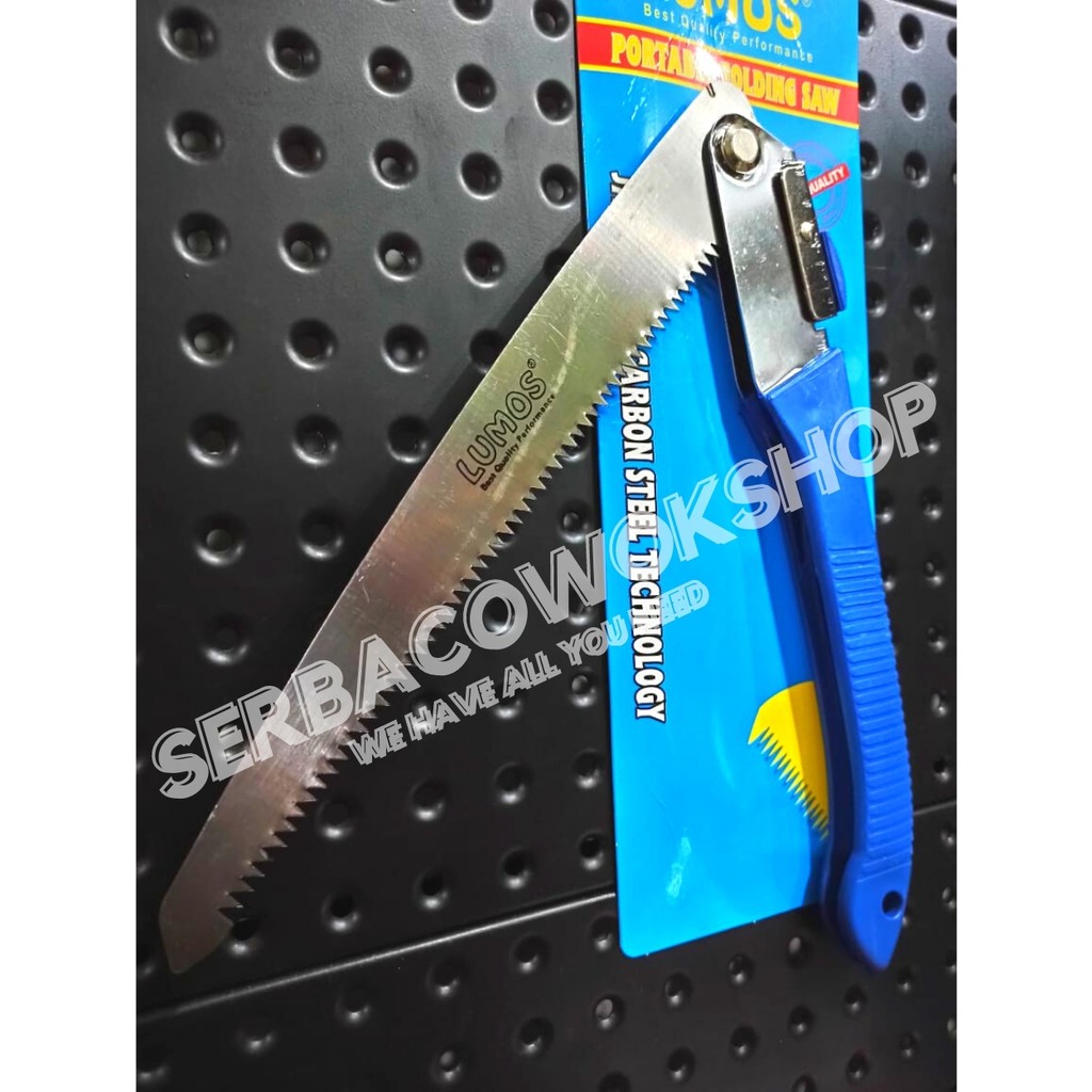 Lumos Gergaji Dahan Lipat - Gergaji Kayu Folding Saw Portable Termurah Berkualitas